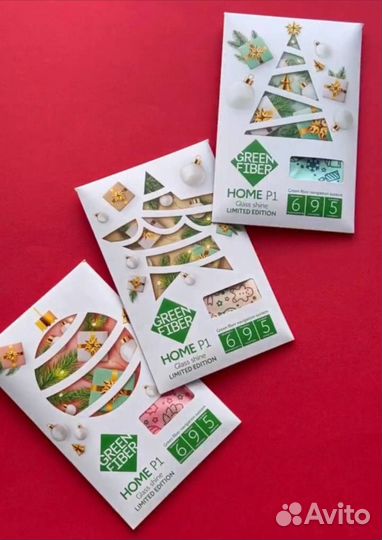 Новогодний подарок. Файбер для стекла Гринвей