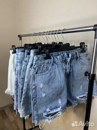 Женские джинсовые шорты 44 46