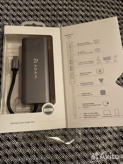 Хаб мультипортовый Adam Elements