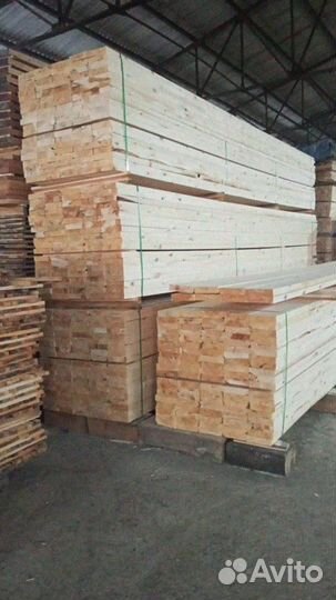 Доска обрезная 50х150х6000 мм Ель