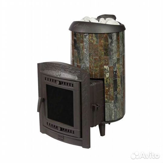 Печь банная «атмосфера XL» ламели «жадеит»