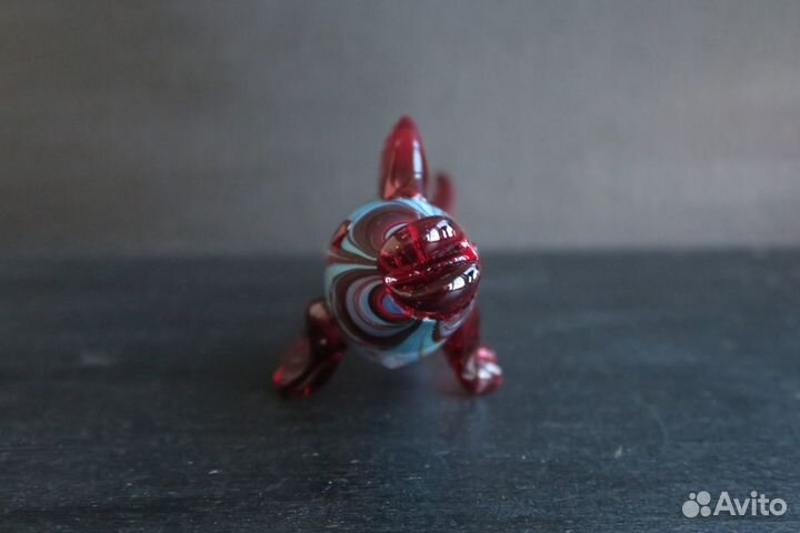 Цветное стекло рыба СССР