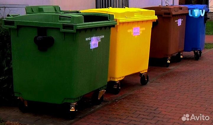 Пластиковый контейнер 1100л