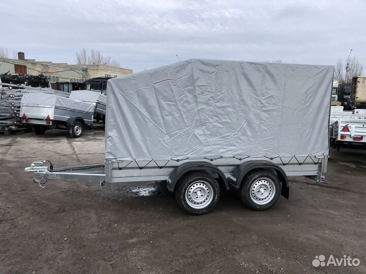 Прицеп Трейлер 2осный 3,0х1,5 тент скос 1,5 м
