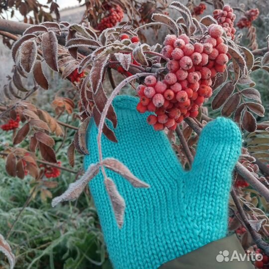 Комплект шапка и снуд с рукавицами