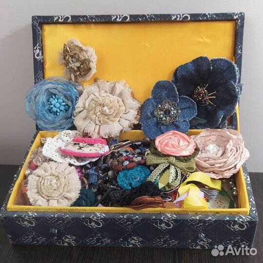 Текстильные украшения/материалы для творчества