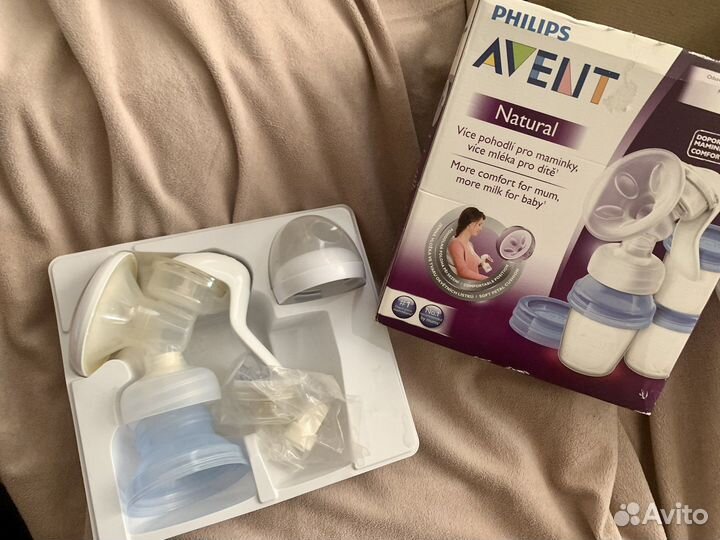 Новые пакеты philips avent. Молокоотсосы б/у