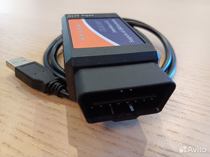 Сканер elm327 Forscan usb с переключателем HS/MS