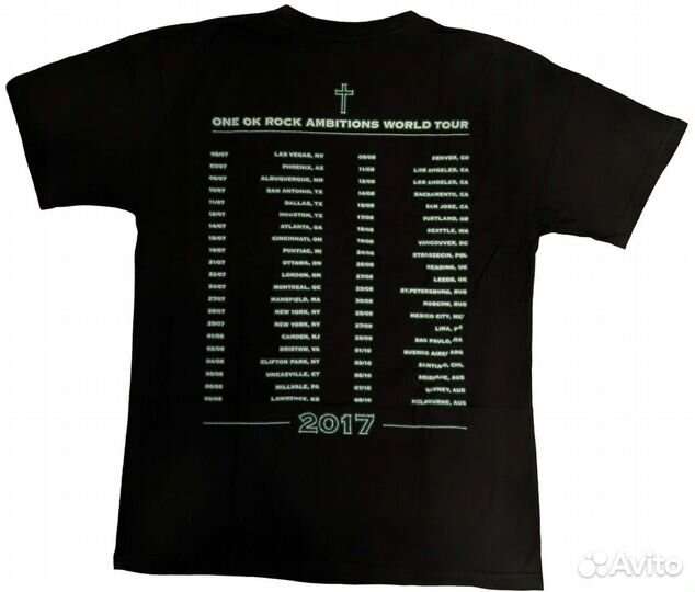 Футболка One Ok Rock (концертный мерч)