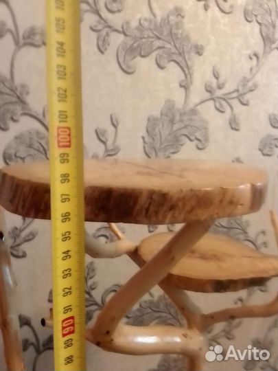 Подставка для цветов напольная деревянная