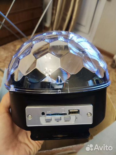 Диско шар mp3 светодиодный