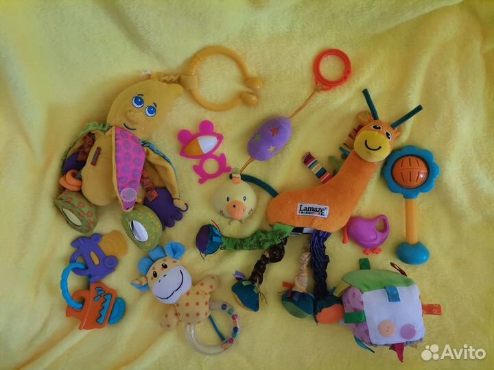 Развивающие игрушки, игрушки-погремушки