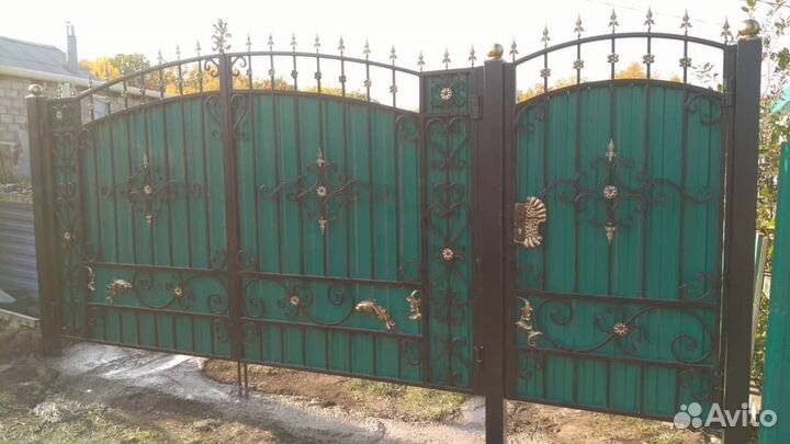 Ворота кованые распашные