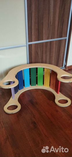 Качалка радуга