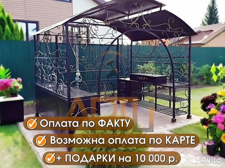 Мангал с крышей 