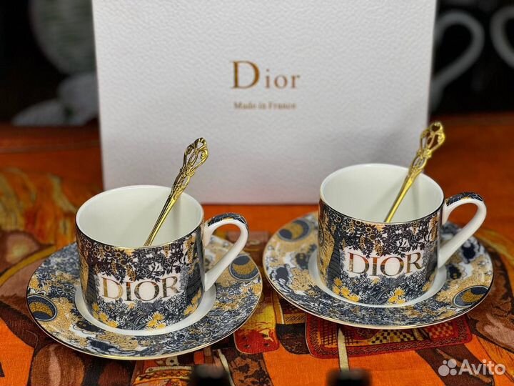 Набор посуды dior на 2 персоны