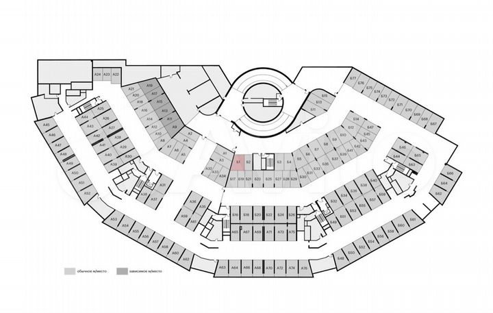 Машиноместо, 19 м²