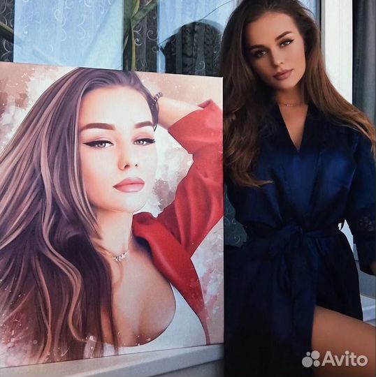 Портрет на холсте по фотографии