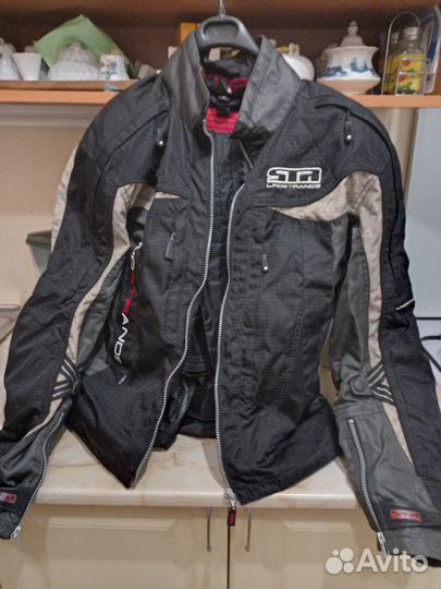 Мотокуртка STR с защитой спины, размер S