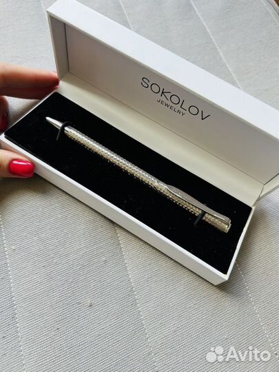 Ручка из серебра Sokolov