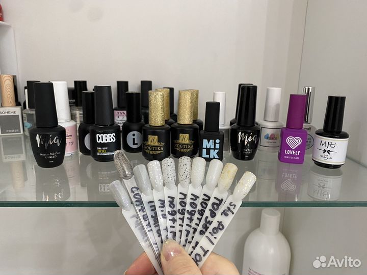 Топы, базы, гели для маникюра