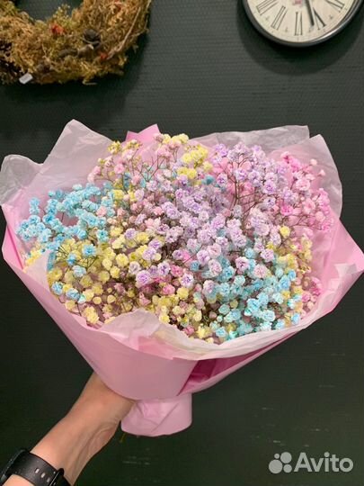 Цветы, Букеты из гипсофилы на 1 сентября