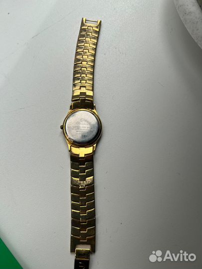 Часы позолоченные ecvator quartz