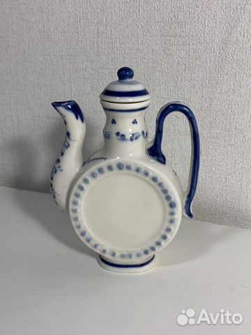 Мини масленка/ соусник гжель