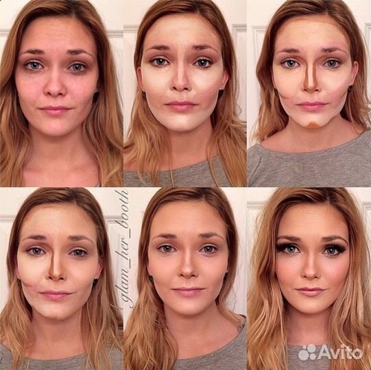 Корректоры и консилеры - палетка на 20 оттенков