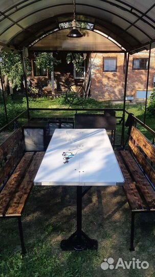 Беседка с мангалом