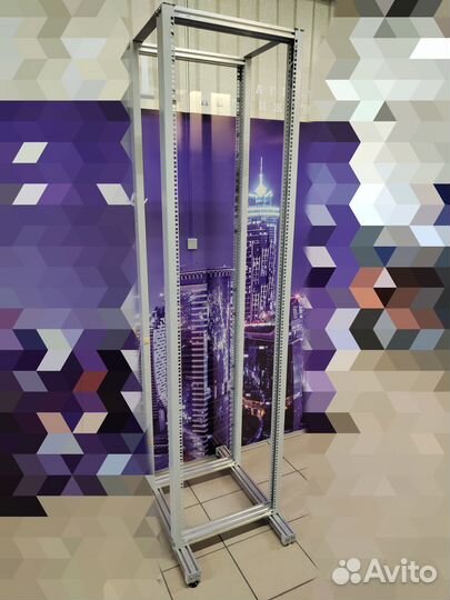 Серверная стойка 42 юнита, глубина 20-80см