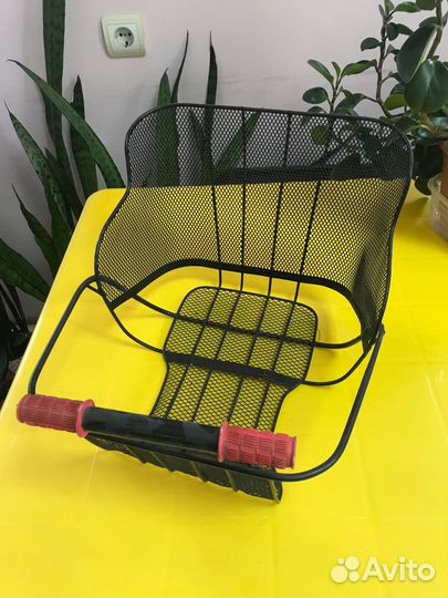 Велокресло детское. Кресло для ребенка на багажник