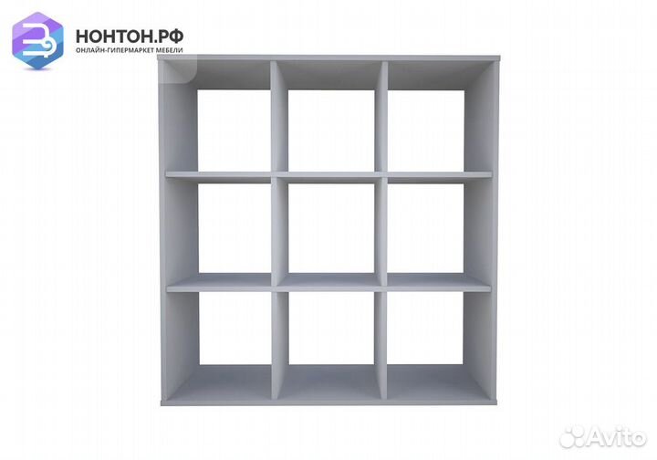 Стеллаж кубический Polini home Smart 9 секций белы