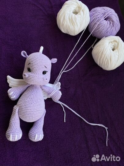 Вязаные игрушки ручной работы для детей