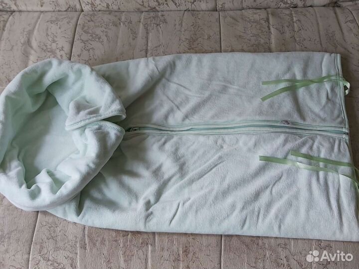 Конверт одеяло на выписку весна осень