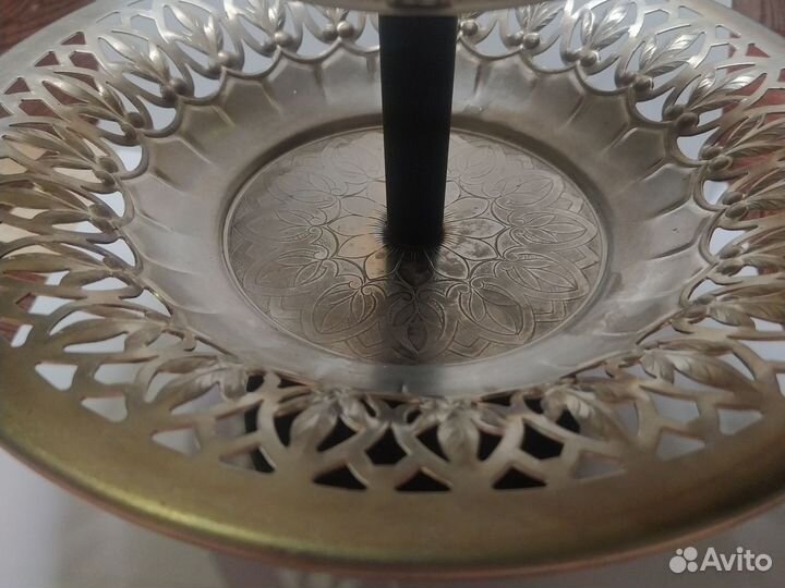 Ваза для фруктов на ножке СССР