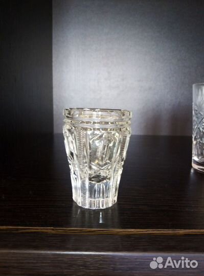 Рюмки цветное стекло СССР хрусталь Богемия винтаж