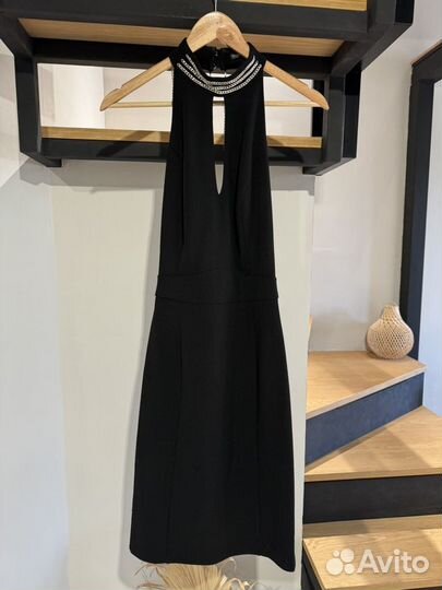 Платье с открытой спиной черное 42 р Love Republic