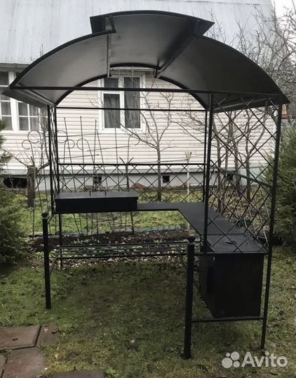 Мангал с печью от производителя