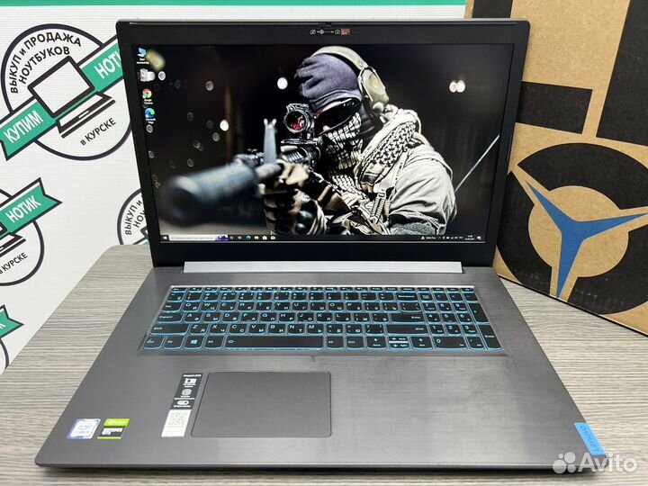 Огромный Lenovo 8 ядер i5-9300H 16Gb GTX1650 SSD