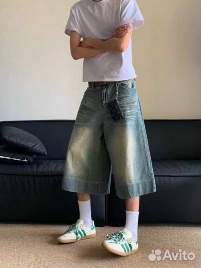 Шорты джинсовые широкие type jaded london