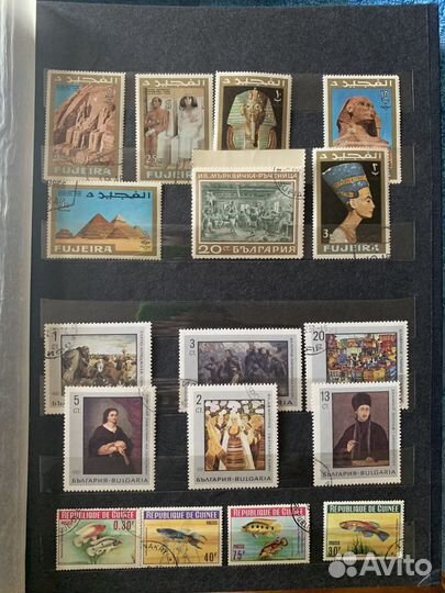 Продажа коллекционного альбома с почтовыми марками