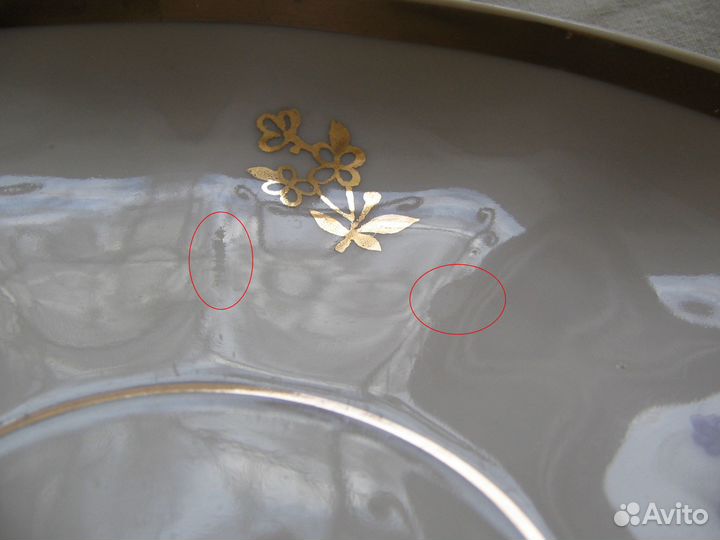 Блюдца сирень дулево 1966 год