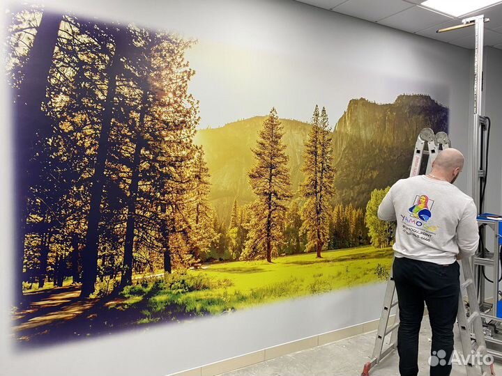 Роспись стен (печать на стенах)