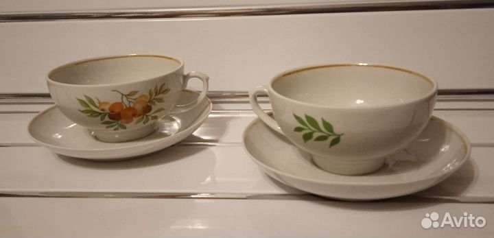 Чашка с блюдцем дулево