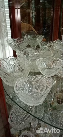 Комплект хрустальных ваз