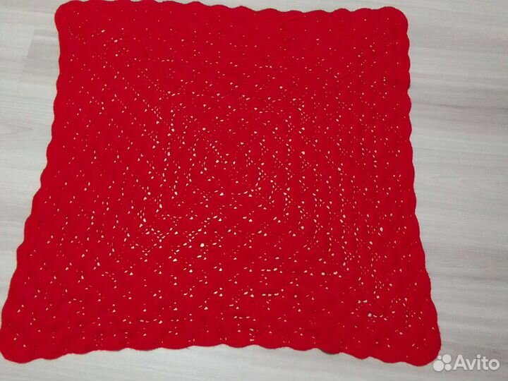 Одеяло детское вязаное крючком