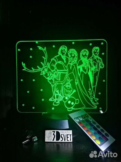 Ночники с индивидуальной гравировкой