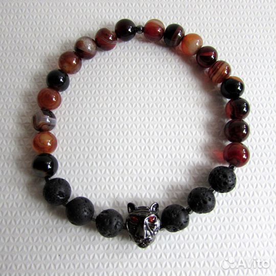 Браслет мужской из натуральных камней