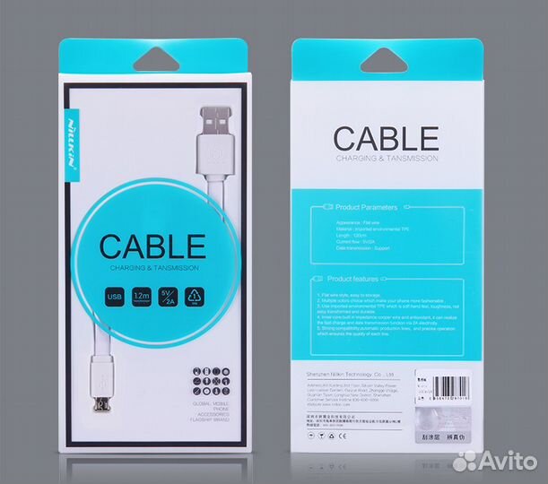 USB - microUSB кабель Nillkin 5V 2A новый